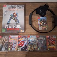 Giochi Nintendo Switch Metroid/Pokemon/Ring Fit 