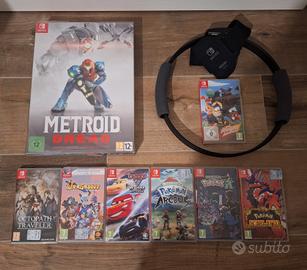 Giochi Nintendo Switch Metroid/Pokemon/Ring Fit 
