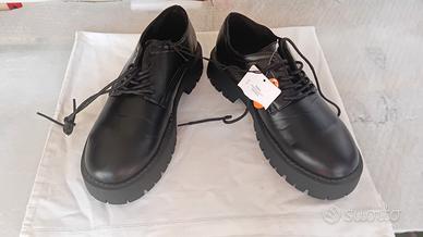 scarpe uomo nero lucido n.42