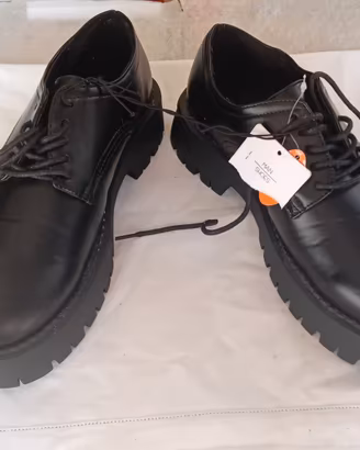 scarpe uomo nero lucido n.42