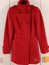 Cappotto donna rosso