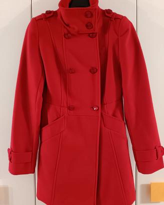 Cappotto donna rosso