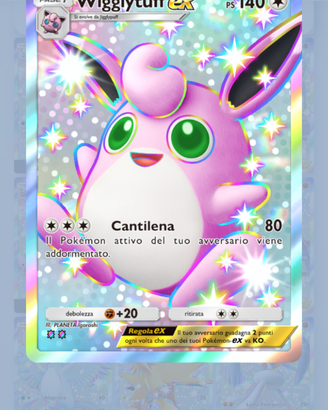 Pokemon Tcg Pocket Wigglytuff ex shiny