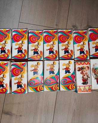 RARI TOPO GIGIO PAVESINI MOPLAS 1967 LOTTI DA 4pz 