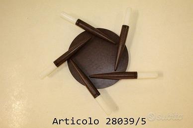 Plafoniera anticata ruggine scuro