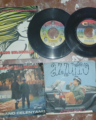 Adriano Celentano raccolta dischi 45 giri anni 60