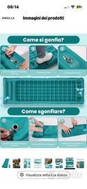 Materasso camping autogonfiabile