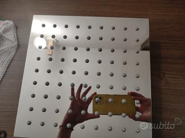 Soffione doccia cm 25 x 25, 81 ugelli in silicone,