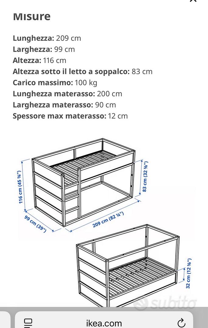 HOT Bed Letto Kura Ikea Misure Letto Kura Ikea Arredamento E