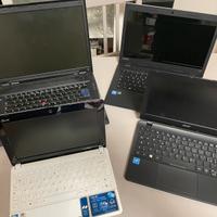 Lotto 4 notebook per parti di ricambio