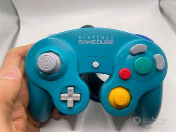 Controller Blu Smerald Emerald Nintendo Gamecube O