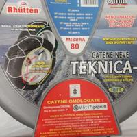 Catene da neve Rhütten TEKNICA – Misura 80 – Nuove