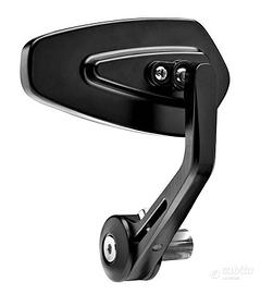 Specchio Far bar end dx o sx alluminio nero