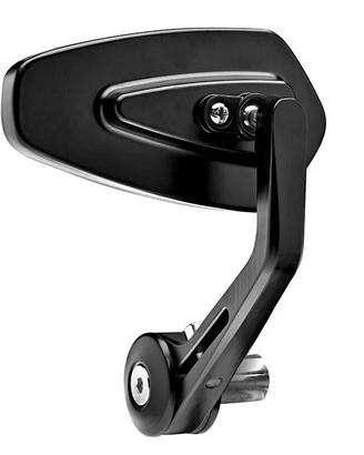 Specchio Far bar end dx o sx alluminio nero