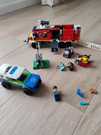 Lego 60347 60369 pompieri e polizia
