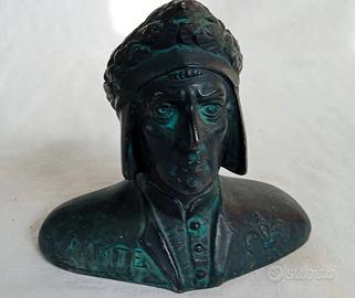 Busto in bronzo di Dante Alighieri 