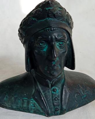 Busto in bronzo di Dante Alighieri 