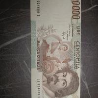 100000 lire caravaggio primo tipo errore di stampa