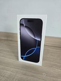 IPHONE 16 PRO 512GB BLACK NUOVO IMBALLATO