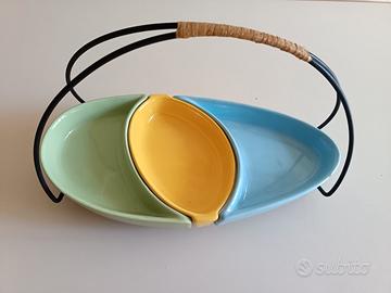 🌈 Tris di Antipastiere Vintage Mid-Century con S