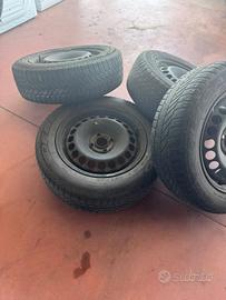 quattro cerchi ferro Punto Evo Fiat