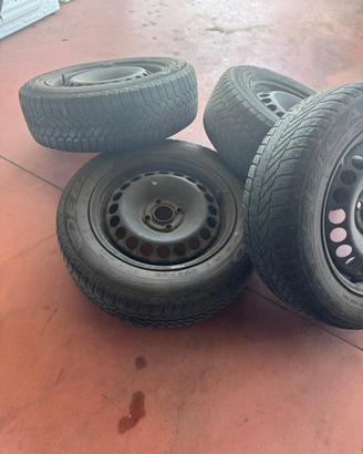 quattro cerchi ferro Punto Evo Fiat