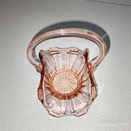 Piccolo centrotavola Vintage in vetro di Murano