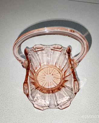 Piccolo centrotavola Vintage in vetro di Murano
