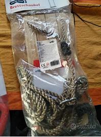 giochi per giardino altalena e anelli.