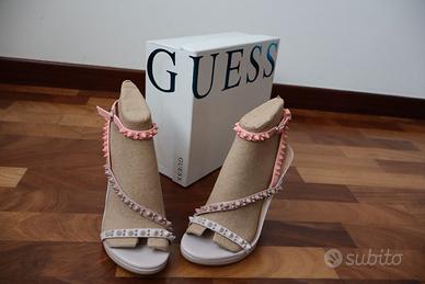 GUESS Kaiha Sandali Donna con Borchie Tacco 12 cm