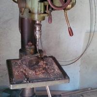 Trapano colonna audax + stock materiale officina