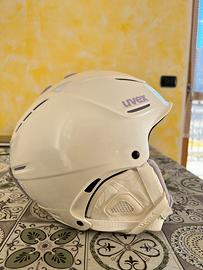 Cqsco da sci Uvex P1 bianco/lilla mis.52-55