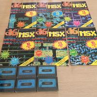 COMMODORE 16 /MSX riviste e cassette games giochi