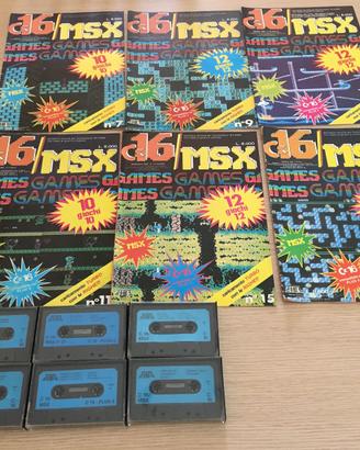 COMMODORE 16 /MSX riviste e cassette games giochi
