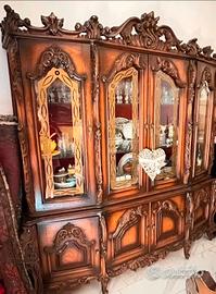 sala da pranzo stile barocco inizio 900