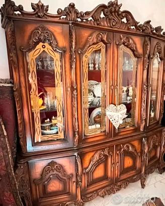 sala da pranzo stile barocco inizio 900