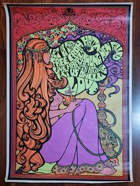 Poster originale 1967 - C. Keelan - "Hookah Love"
