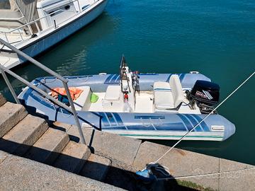 gommone 4.60 accessoriato + carrello mototrizzato