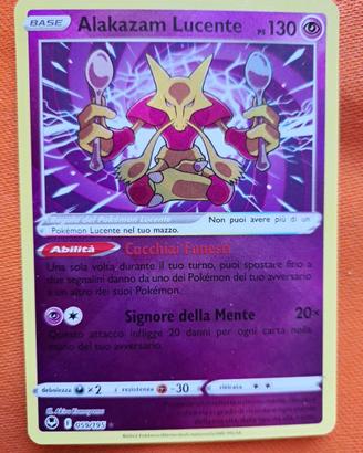 Alakazam Lucente 059/195 ita Tempesta Argentata