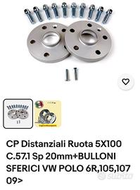 distanziali da 2cm vw polo 5x100