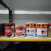 Caffe' barattoli in metallo vintage