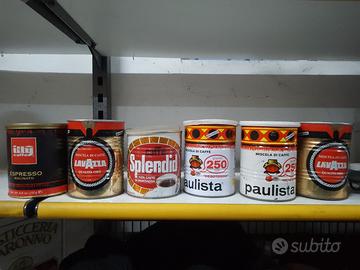 Caffe' barattoli in metallo vintage