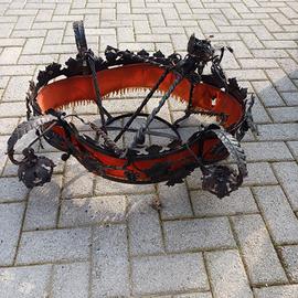 lampadario in ferro battuto