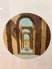 grafica di  Fabio Failla, Terme di Caracalla