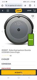 Robot Aspirapolvere Roomba i3 Wifi