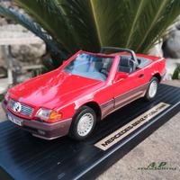 modellino auto scala 1/18 mercedes bemz 500 sl