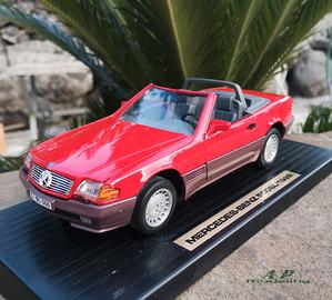 modellino auto scala 1/18 mercedes bemz 500 sl