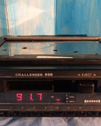Autoradio vintage AUTOVOX Challenger 998 + plancia