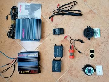 Impianto amplificazione audio per auto