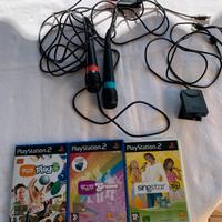 Microfoni e telecamera PlayStation 2